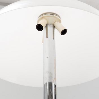 A metal and flastic floor lamp, possibly Italy, second half of the 20th century.