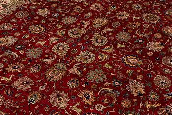 Carpet, Tabriz, approx. 386 x 280 cm.
