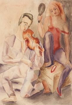 2. Brita Nordencreutz, Fiddler and model.