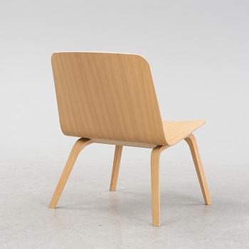 A contemporary 'Palm' oak chair by Says Who design for Bolia.