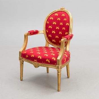 A SWEDISH GUSTAVIAN CHAIR, Stockholm, late 18th century.