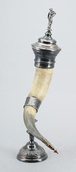 PRYNADSHORN, nysilver och horn, 1900-talets början.
