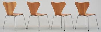 STOLAR, 4 st, "Sjuan" Arne Jacobsen, Fritz Hansen, 1999.