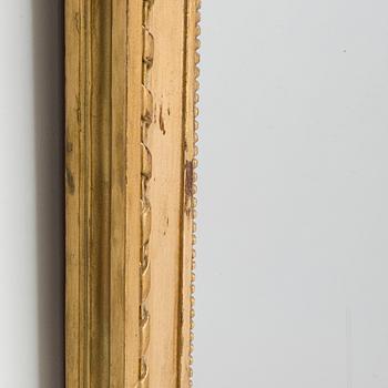 A late Gustavian style mirror, second half of the 19th century.