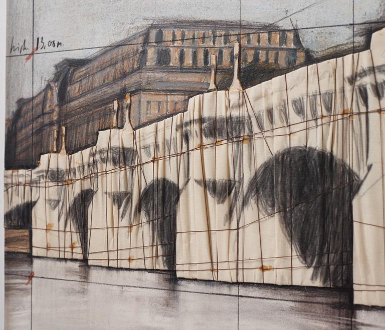 Christo Vladimirov Javacheff, "The Pont Neuf, Wrapped (Project for Paris)".