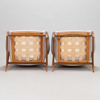 A pair of 1960s. "Grace 61" armchairs for Ikea.