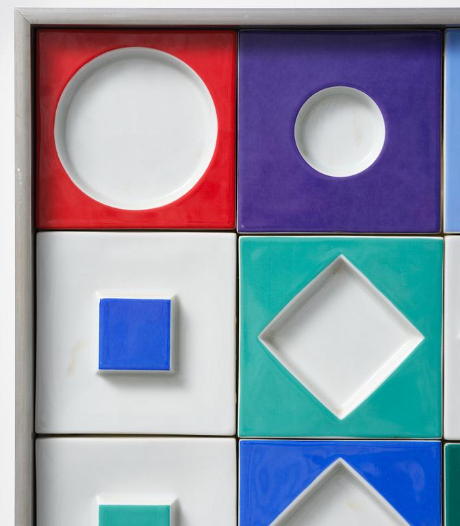 Victor Vasarely, relief, Rosenthal Studio Linie, Tyskland.