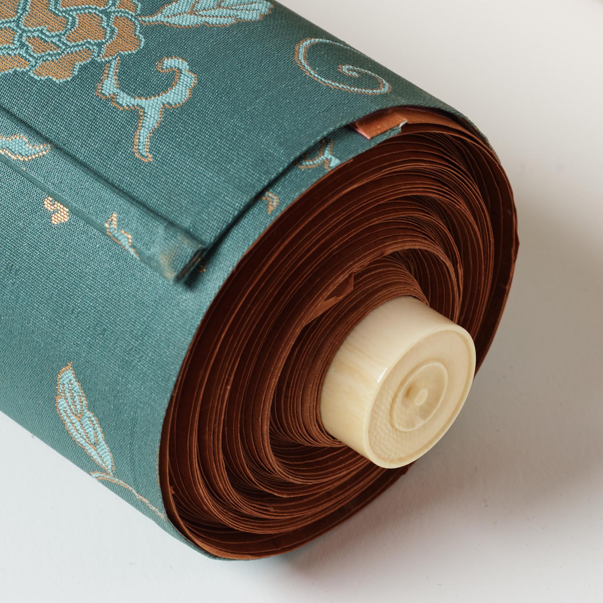 A Japanese Makimomo, ink and colour on paper, Meiji (1868-1912).