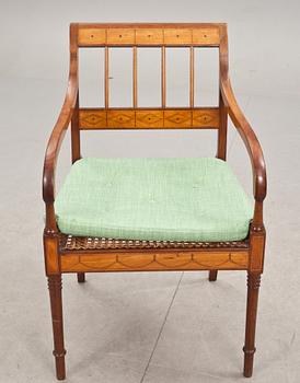 KARMSTOL, Karl Johanstil, troligen Danmark, 1800/1900-tal.