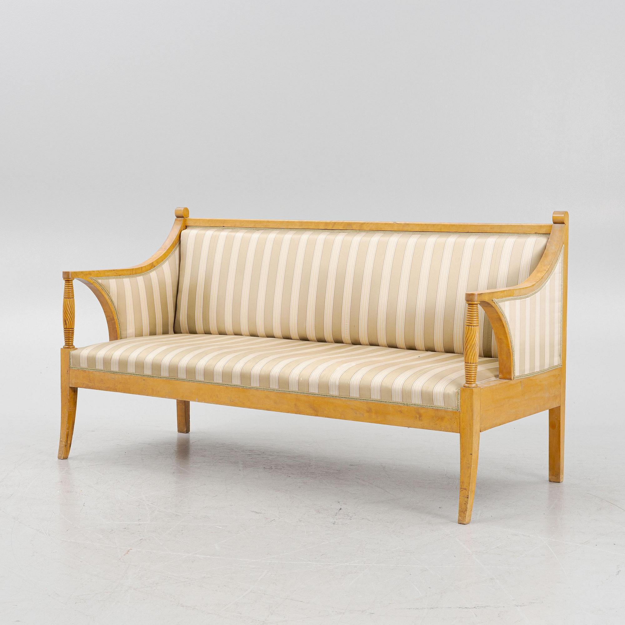 An Empire style sofa, early 20th century.