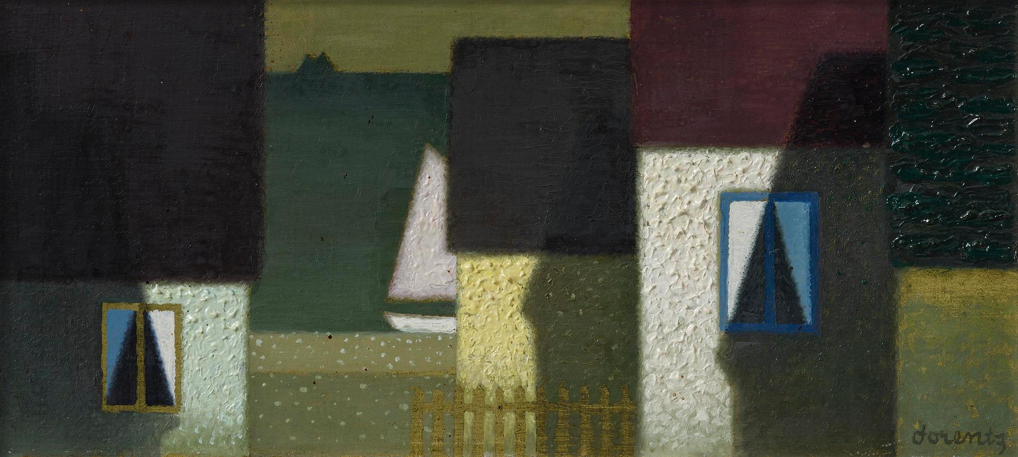 Waldemar Lorentzon, "Husen vid havet".