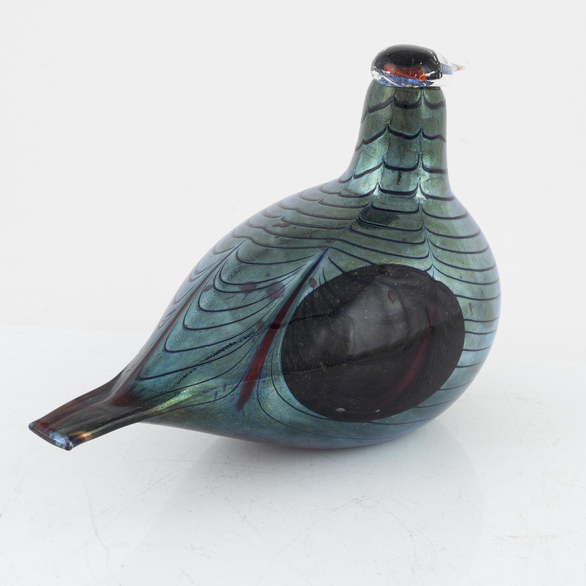 Oiva Toikka, glasfågel, Nuutajärvi, Notsjö, Finland.