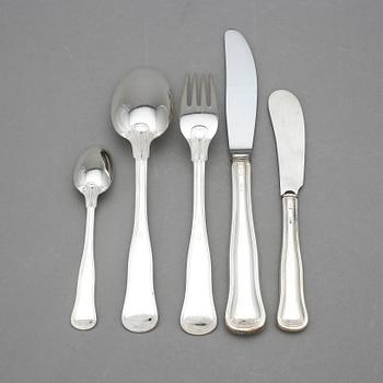 BESTICK, 25 delar, silver, Cohr, Danmark. Total vikt 1065 g.