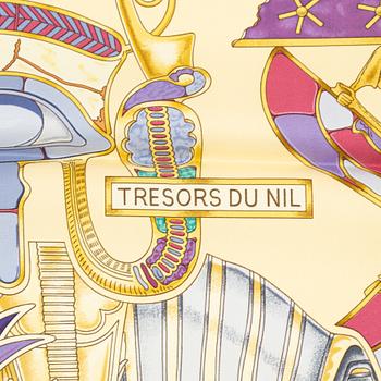 Hermès, scarf "Tresors Du Nil".