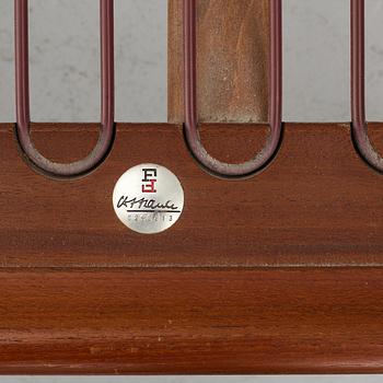 Peter Hvidt & Orla Mølgaard Nielsen, two 'Minerva' sofas and a coffee table, France & Son, Denmark, 1960's.