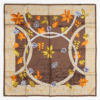 Cartier, scarf, "Baudelaire Autumn".