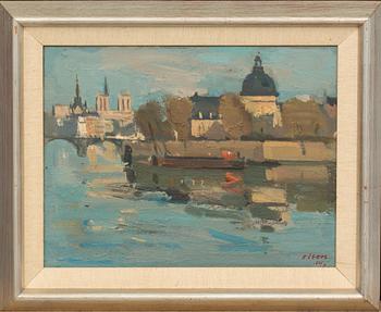 OVE OLSON, signed painting -64.