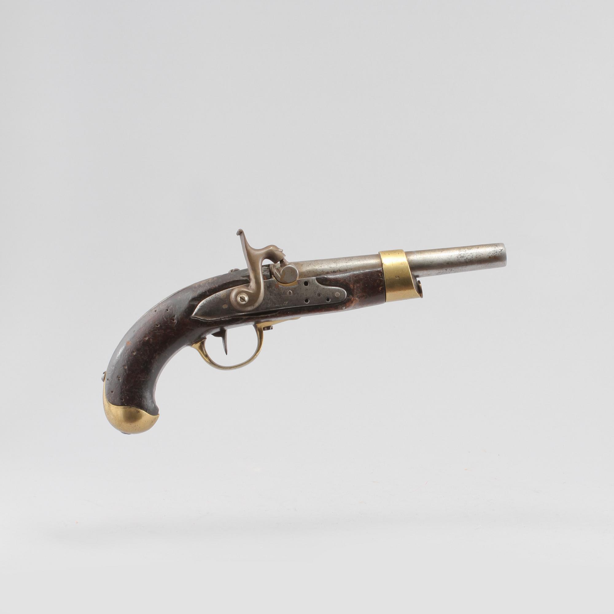 SLAGLÅSPISTOL, "Pistolet modèle An XIII", Frankrike, 1800-talets första hälft.