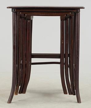 SATSBORD, 4 delar, Thonet, 1900-talets början.