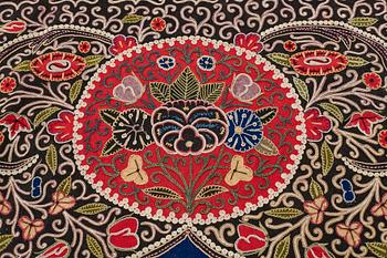 BRODERI, semiantikt Rascht, Persien (Iran), ca 312,5 x 311 cm.