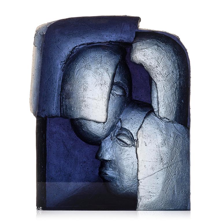 Ann Wolff, a cast glass sculpture, Transjö 1990s.