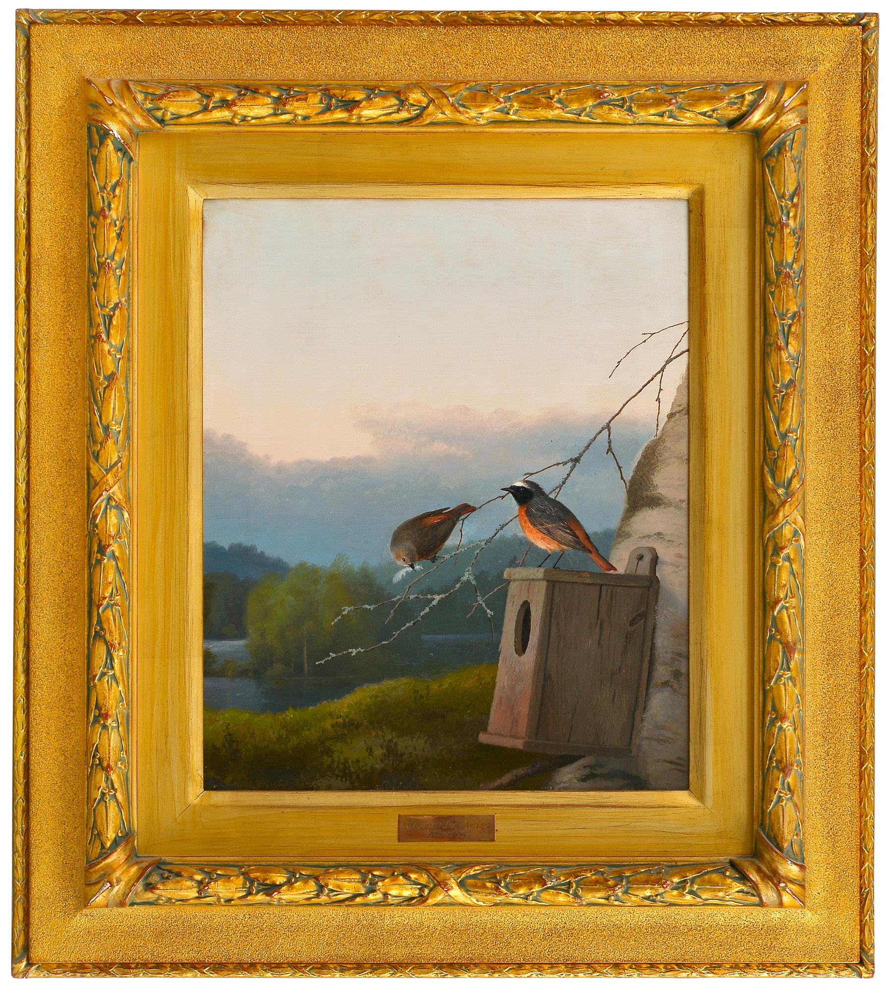 Ferdinand von Wright, LEPPÄLINTUJA PESÄLLÄ.