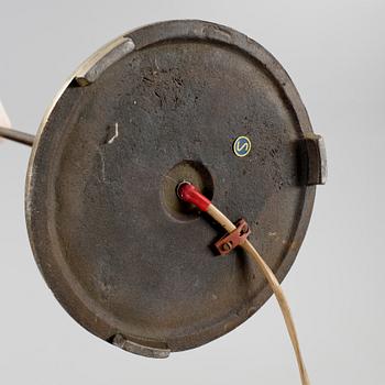 GOLVLAMPA, mässing, 1940-tal.