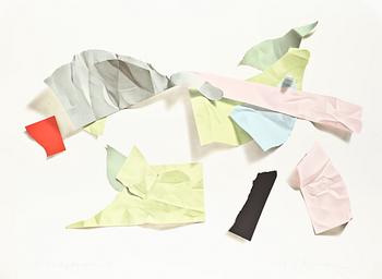 YRJÖ EDELMANN, färglitografi, signerad.