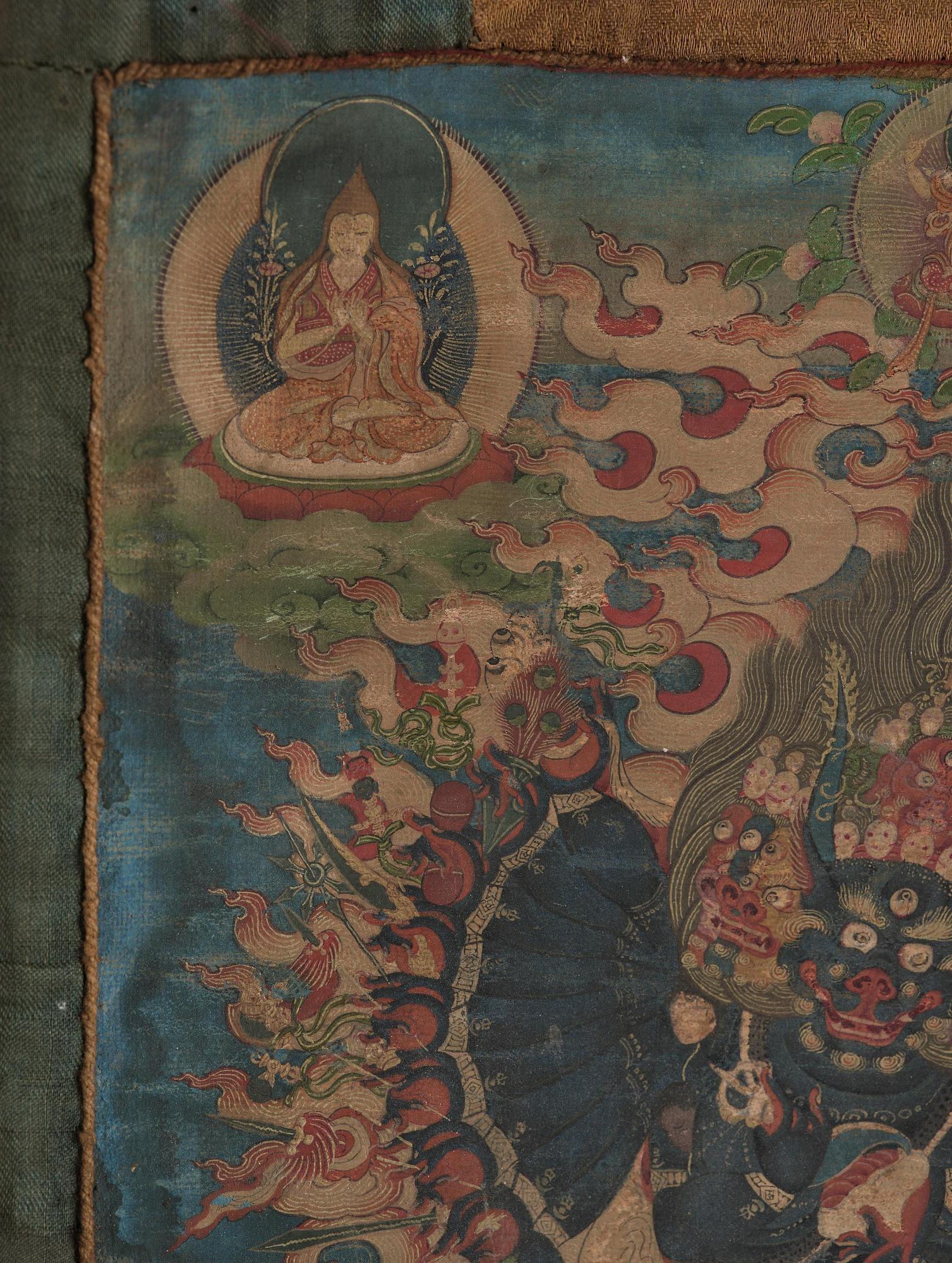 A Vajrabhairava Thangka, Tibet, late 19th century/around 1900.