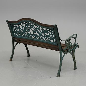 PARKSOFFA, gjutjärn, 1900-talets slut.