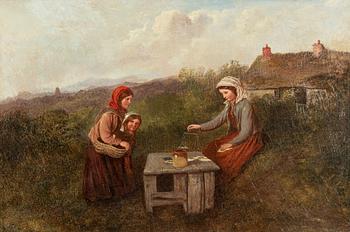 English artist, 19th century, Balance scale.