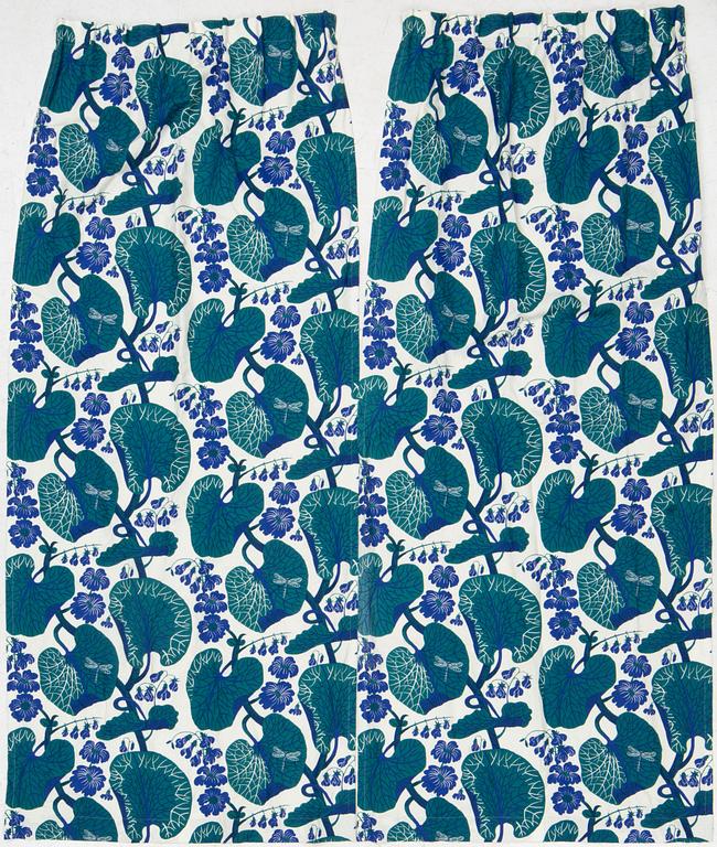 Josef Frank, a pair of 'Aramal' curtains, Svenskt Tenn.