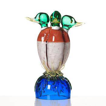 Ernst Billgren, "Väktare", skulptur, Berengo Studio, Murano 2000, ed. 2/6.