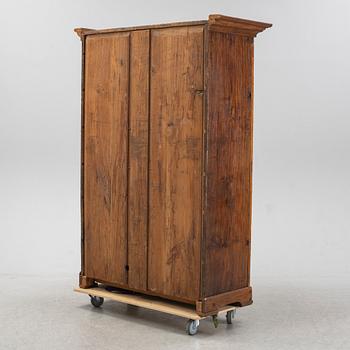A Swedish oak capboard, 19th century.