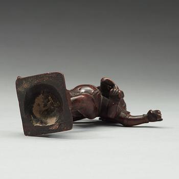 A bronze figure of Ganesha, India, 20th Century.