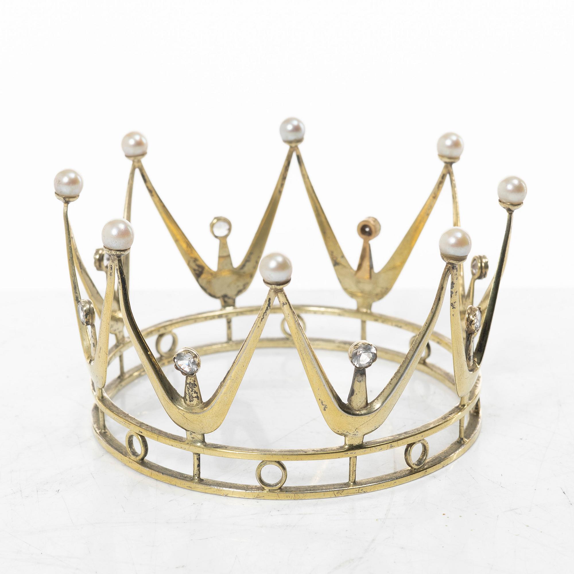 Bride's crown, Stockholm, Sweden, circa 1940.