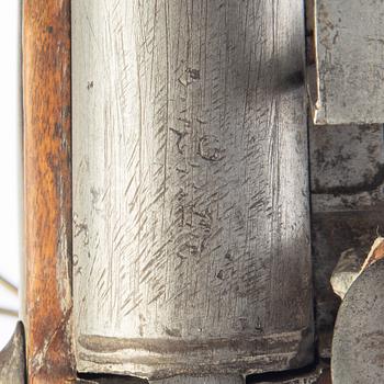 Flintlåsgevär, svenskt, dragongevär m/1778, med bajonett.