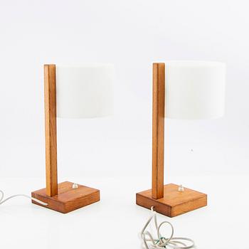 Table lamps, a pair from Luxus, 1960s.