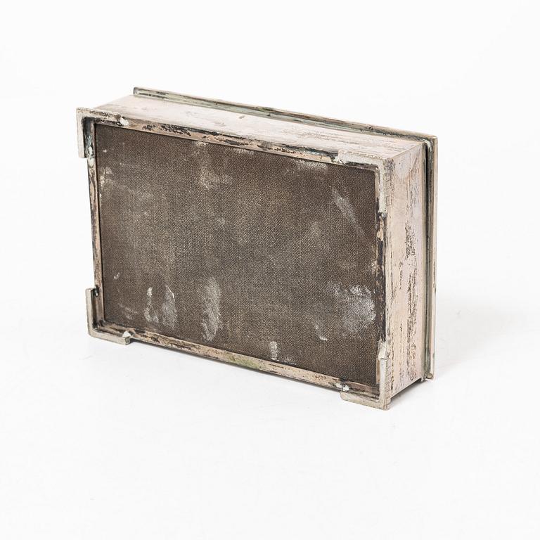 Carl Fredrik Carlman, A silver cigar box, 1936 Stockholm.
