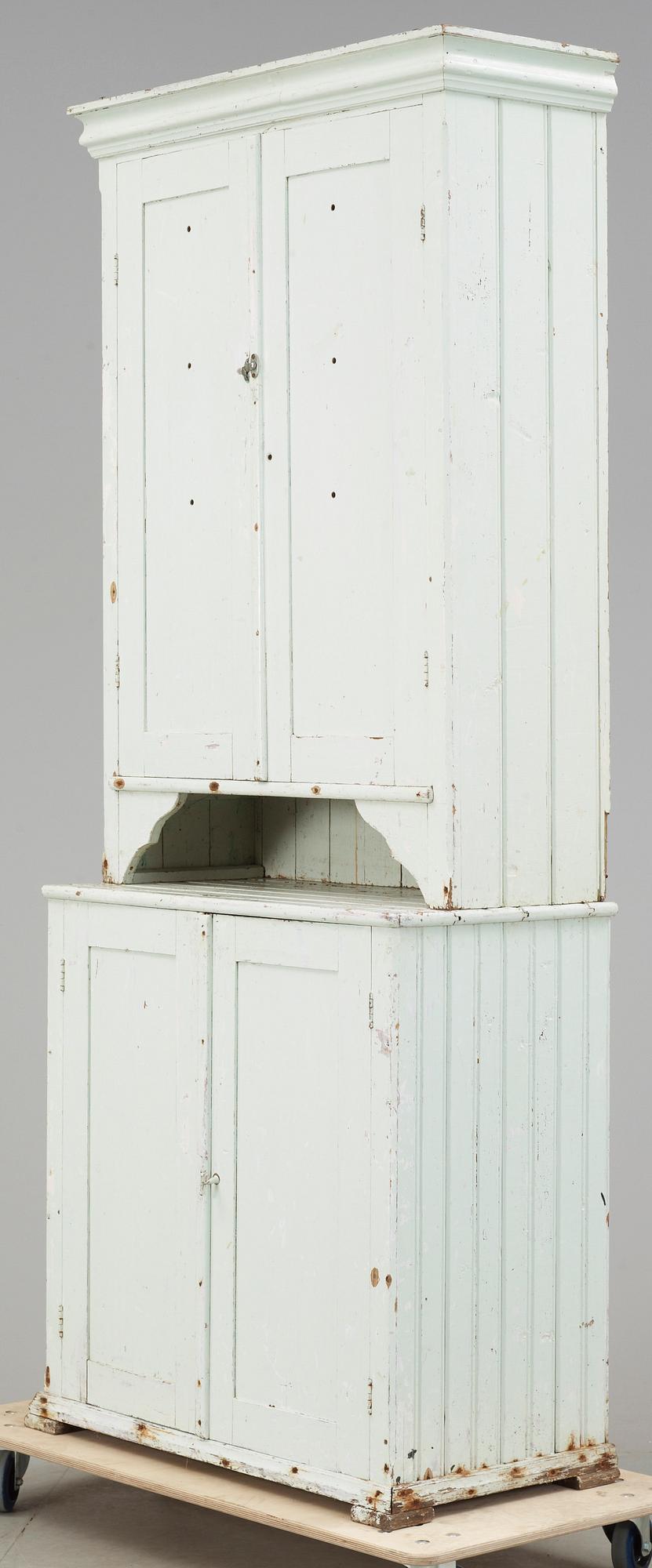 SKÅP, tvådelat, 1800-talets slut.