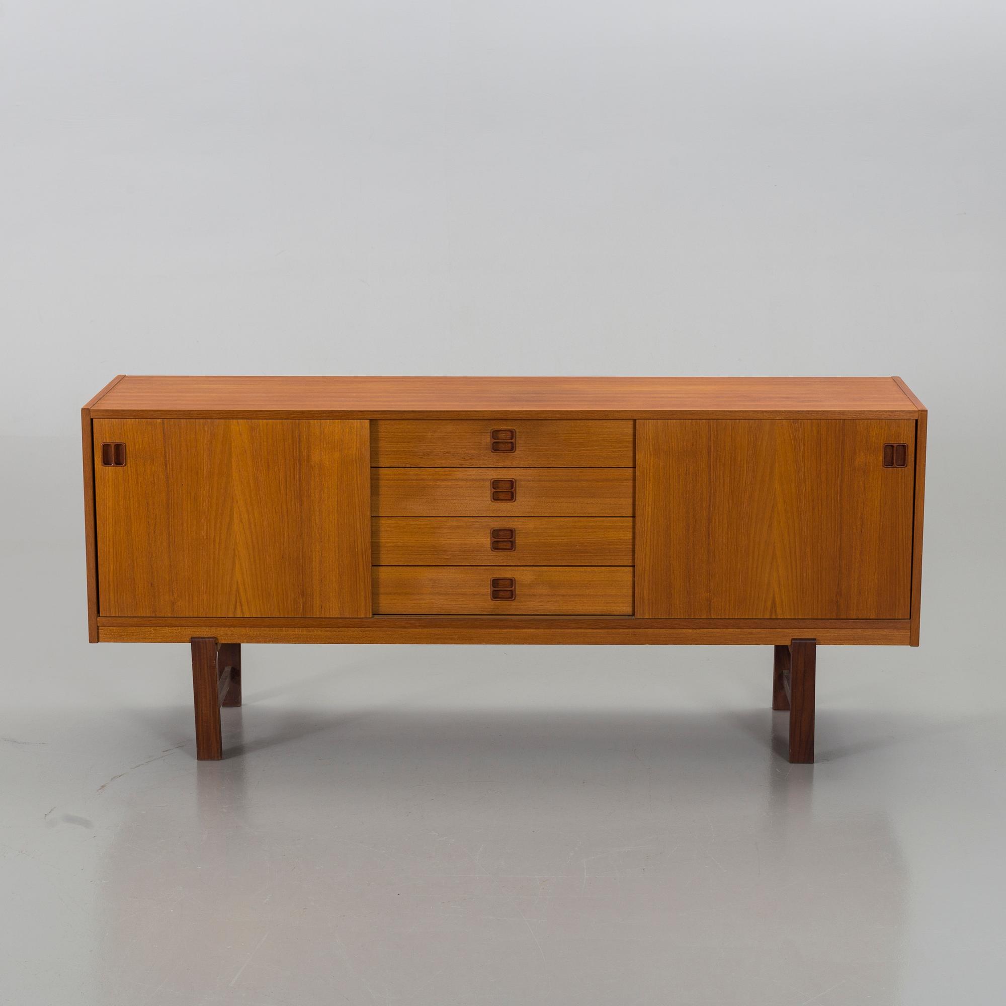 A second half of the 20th century 'Korsör' teak veneered sideboard by IKEA.