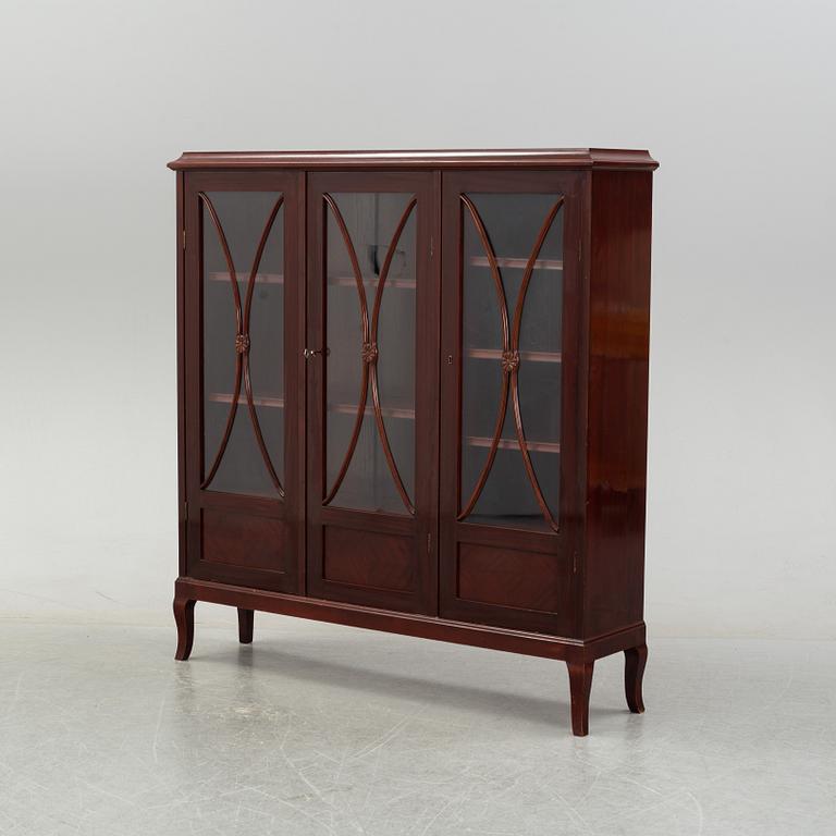 A mahogany display cabinet, 1920's.