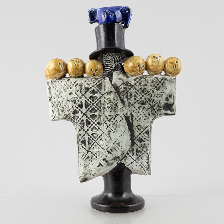 Lisa Larson, a 'Fågelskrämma' figurine, Gustavsberg, 1970-71.