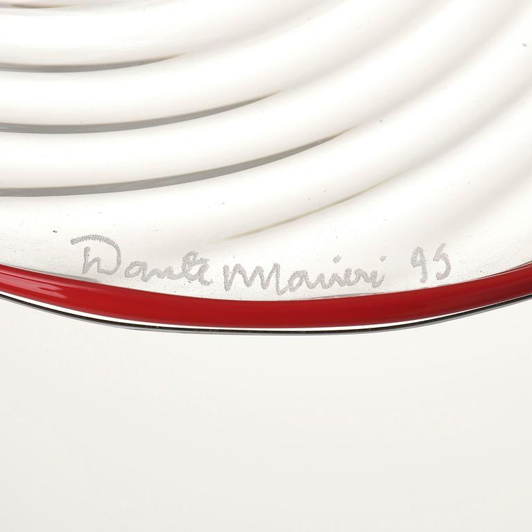 Dante Marioni, skål på fot, glas, Seattle 1995.