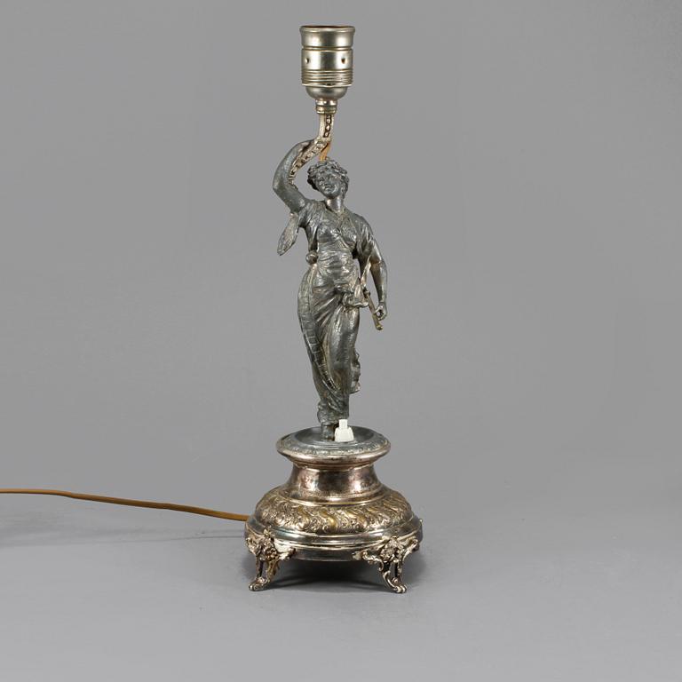 BORDSLAMPA, omkring år 1900.