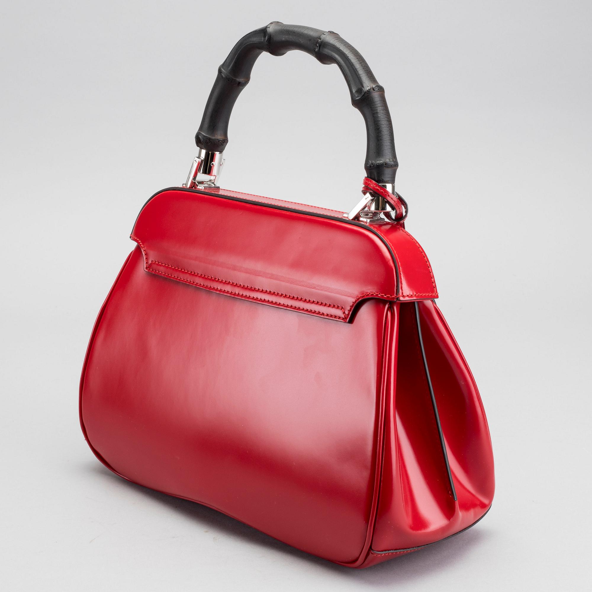 GUCCI, "Calfskin Bambu Medium Lady Lock Top Handle", väska.