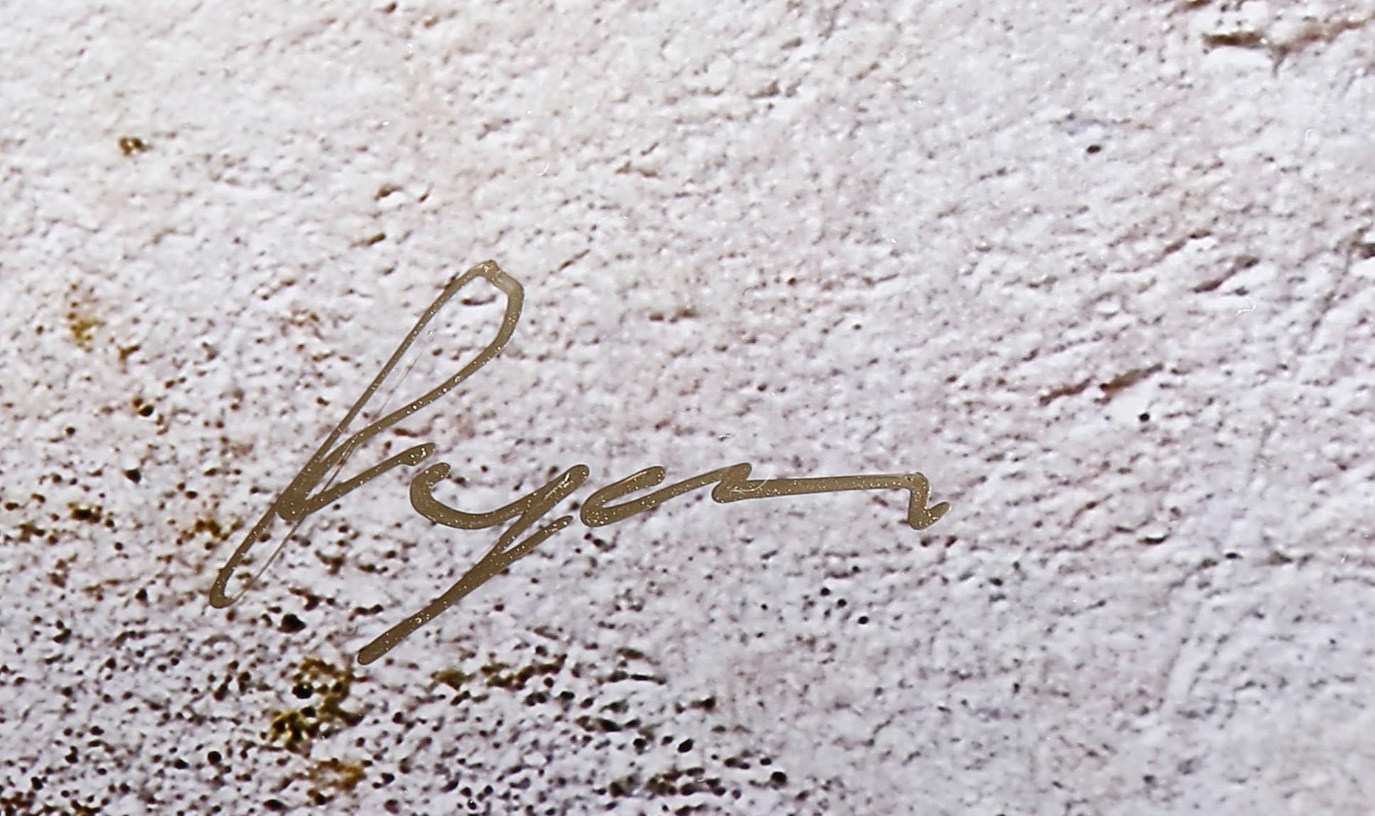 RICHARD RYAN, signerat fotografi, "Red gloves-plane 1", 2014, Notes nr 131, ur serien "Notes by Ryan".