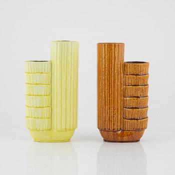 Gunnar Nylund, dubbelvaser, 2 st, Rörstrand.