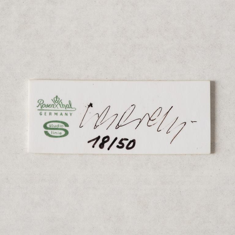 Victor Vasarely, a relief, Rosenthal Studio Linie, Germany.