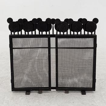 Bertil Vallien, spark guard, Boda Smide, late 20th century.